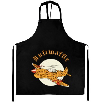 Discover Luftwaffle Waffle Military Aircraft Pilot Aprons