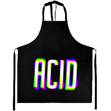 Discover acid house trippy glitch dj raver clubber edm gift Aprons