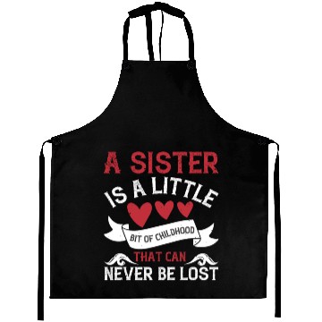 Discover Sister Love Siblings Gift Aprons