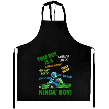 Discover Go Kart Racing Boy Gift - Kart Motor Karting Racer Aprons