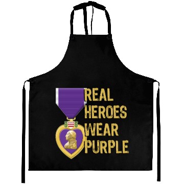 Discover Purple Heart Military Real Heroes Wear Purple Aprons
