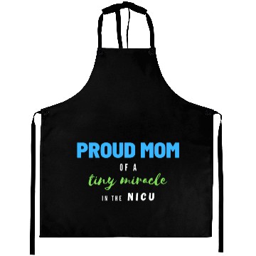Discover Proud NICU Mom (boy) Aprons