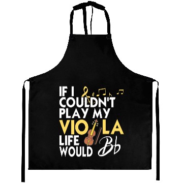 Discover Viola Music String Instrument Orchestra Gift Idea Aprons