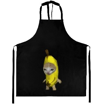 Discover Banana Cat Funny Meme Gift Aprons