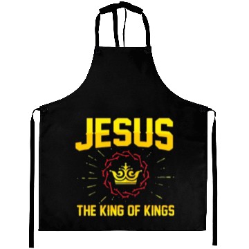 Discover jesus is king Aprons