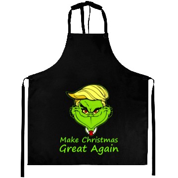 Discover Make Christmas Great Again Aprons