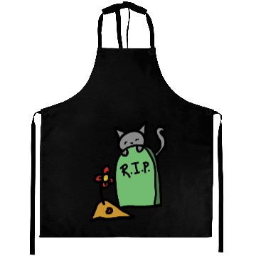Discover Graveyard Kitty Cat Aprons