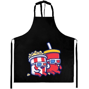 Discover Popcorn Couple Aprons