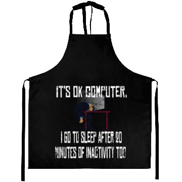 Discover It is Ok Computer Computer Scientist Hacker It Aprons