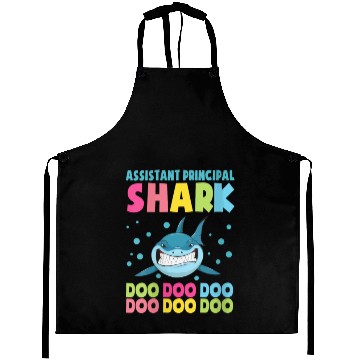 Discover Funny Assistant Principal Shark Aprons Back To Scho