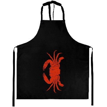 Discover Funny Red Crab Side Walking Crabs Lover Crabbing S Aprons