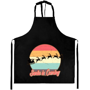 Discover santa is coming Aprons
