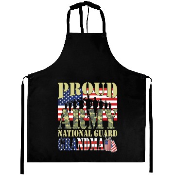 Discover Proud Army National Guard Grandma Aprons