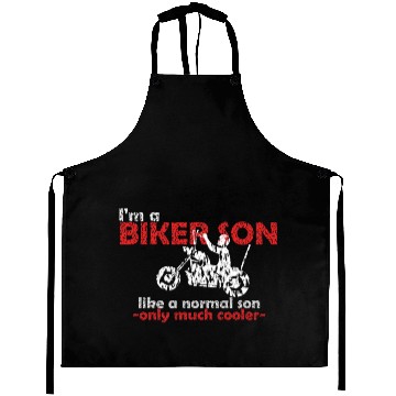 Discover Father son, motorcycle biker son Aprons