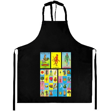 Discover Loteria Mexican Aprons