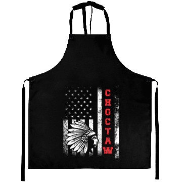 Discover Choctaw Flag US USA Native American Indian Gift Aprons
