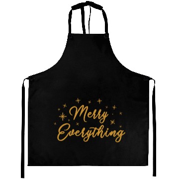 Discover Christmas Greeting Merry Everything Holiday Gift Aprons