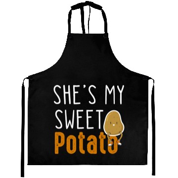 Discover She's my sweet potato I yam Aprons