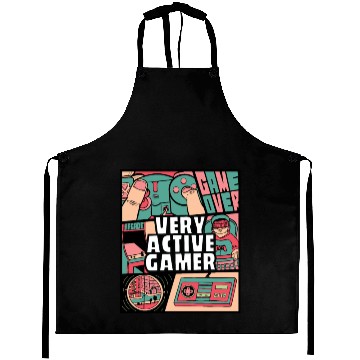 Discover Very Active typical Gamer Aprons