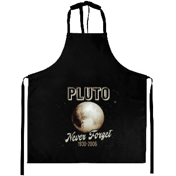 Discover Astronomy Pluto Never Forget 1930-2006 Aprons