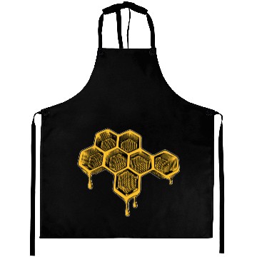 Discover Bee and Honey Nature Lover - Honeycomb Beekeeper Aprons