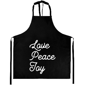Discover Amour paix et joie Aprons