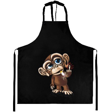Discover Dude Monkey Aprons