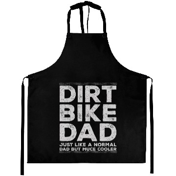Discover Dirt Bike Dad Aprons