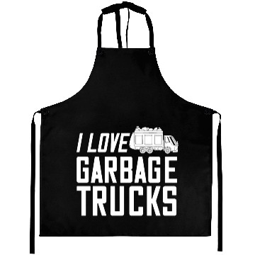 Discover Garbage Day Gift Trash Truck Aprons