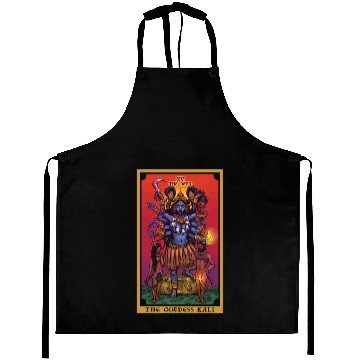 Discover The Goddess Kali The Devil Tarot Card Hindu Indian Aprons