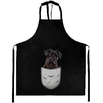 Discover Giant Schnauzer Dwarf Schnauzer Chest Bag Pocket Aprons