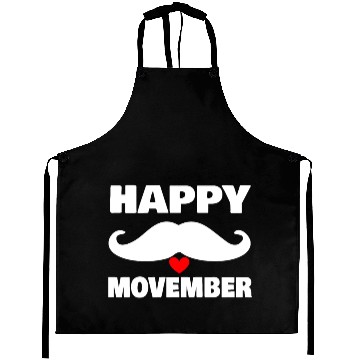 Discover Mustache MOVEMBER Gifts Aprons