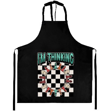 Discover Chess Checkmate Funny Board Game Gift Aprons