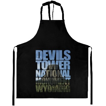 Discover Devils Tower National Monument Wyoming Souvenir Aprons