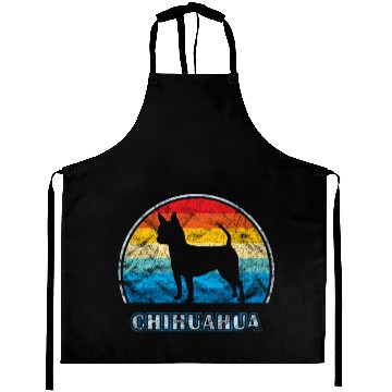 Discover Smooth Chihuahua Vintage Design Dog Aprons