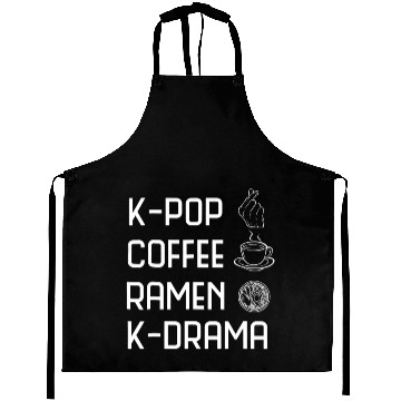 Discover K Pop Coffee Ramen K Drama Aprons