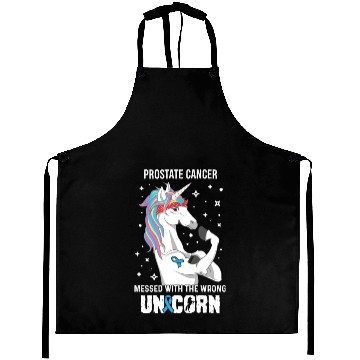 Discover Wrong Unicorn- Prostate Cancer Awareness Aprons