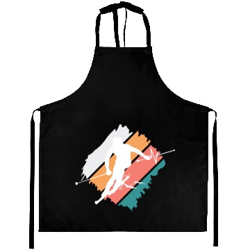Discover ski skiing winter sports mountains funny snow reso Aprons