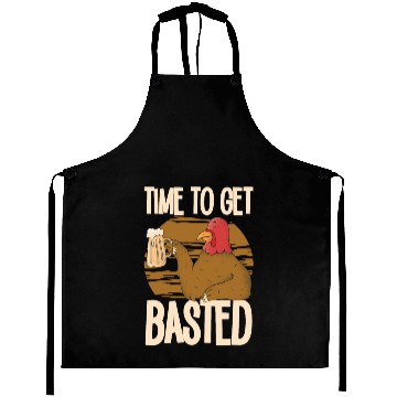 Discover Time To Get Basted Thanksgiving Turkey Beer Aprons