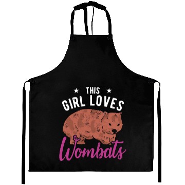 Discover Funny Wombat Sayings Aprons