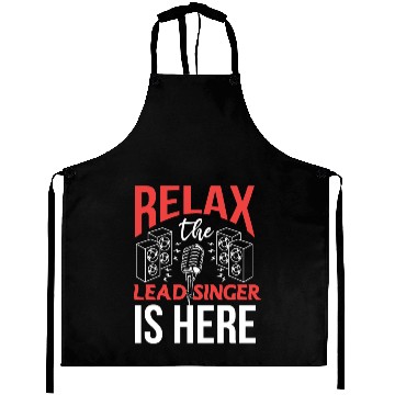 Discover Lead Singer Singing Band Microphone Music Musician Aprons