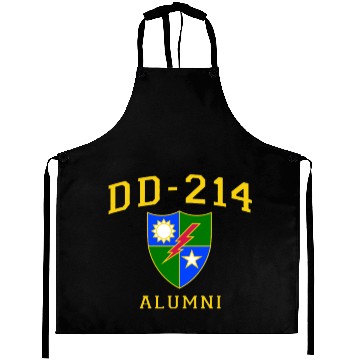 Discover US Army Ranger Veteran DD214 Alumni Logo Insignia Aprons