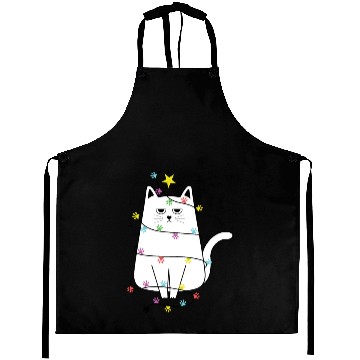 Discover Grumpy Christmas Cat, Funny cat Women’s Christmas Aprons