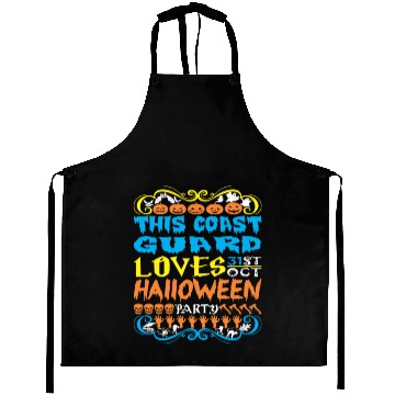 Discover This Coast Guard Loves 31st Oct Halloween Party Aprons