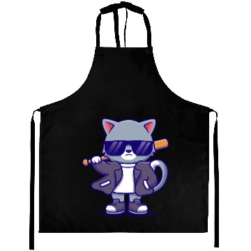 Discover Cat Sun Glasses Bat Aprons