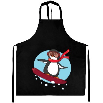 Discover Snowboarding Penguin Aprons