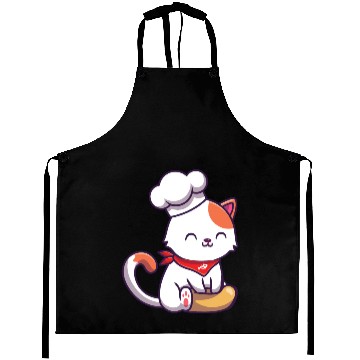 Discover Chef Cute Cat Baking Aprons