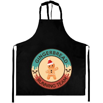 Discover Gingerbread Running Team Aprons