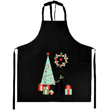 Discover Christmas Tree Raglan Baseball Aprons