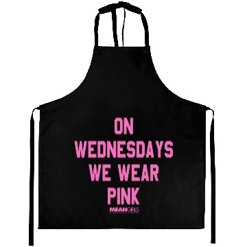 Discover Mean Girls Pink On Wednesday Square Text Aprons